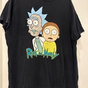 Ripple Junction Black Rick and Morty T-Shirt sz XL